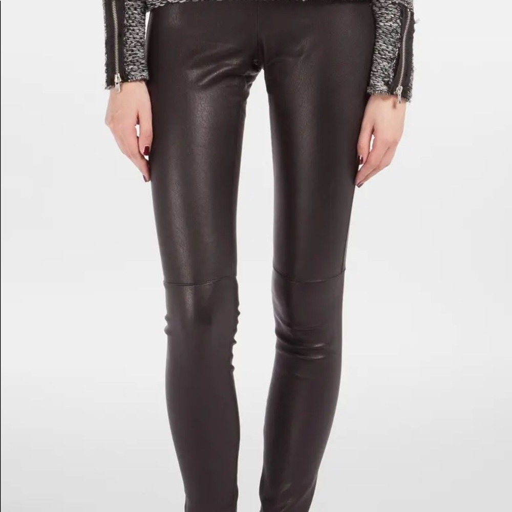 maje 'Smart' marto skinny Leather Pants b2a